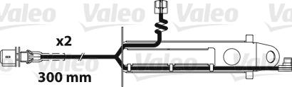 Valeo 882323 - Contatto segnalazione, Usura past. freno / mat. d'attrito autozon.pro