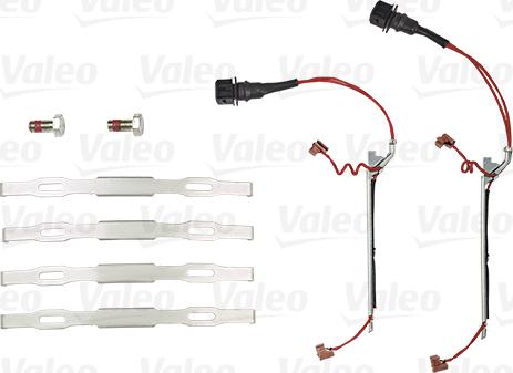 Valeo 882243 - Kit pastiglie freno, Freno a disco autozon.pro