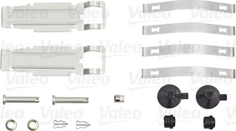 Valeo 882200 - Kit pastiglie freno, Freno a disco autozon.pro