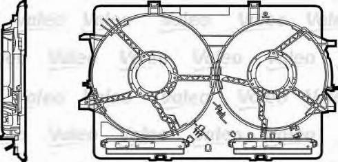 Valeo 820758 - Supporto, Griglia radiatore autozon.pro