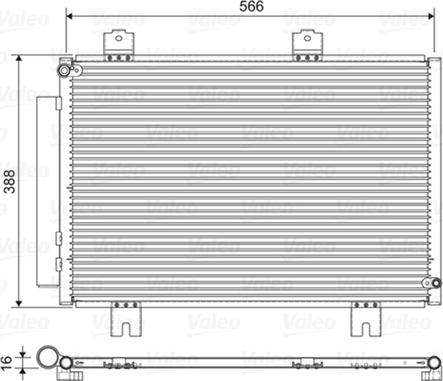 Valeo 822594 - Condensatore, Climatizzatore autozon.pro