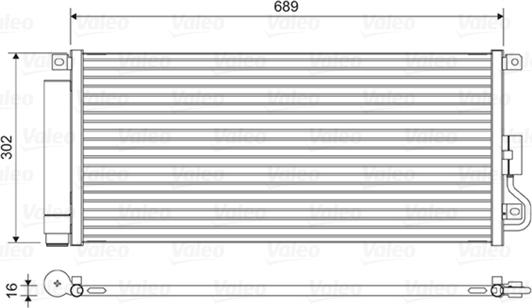 Valeo 822592 - Condensatore, Climatizzatore autozon.pro