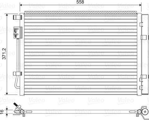 Valeo 822597 - Condensatore, Climatizzatore autozon.pro