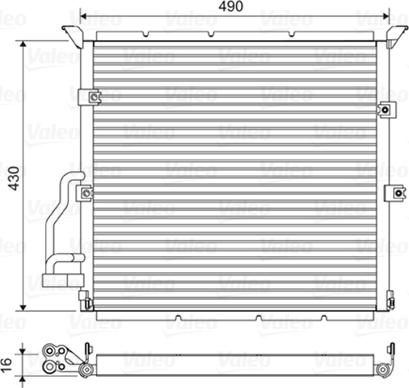 Valeo 822608 - Condensatore, Climatizzatore autozon.pro