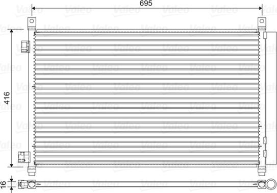Valeo 822611 - Condensatore, Climatizzatore autozon.pro