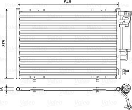 Valeo 822613 - Condensatore, Climatizzatore autozon.pro