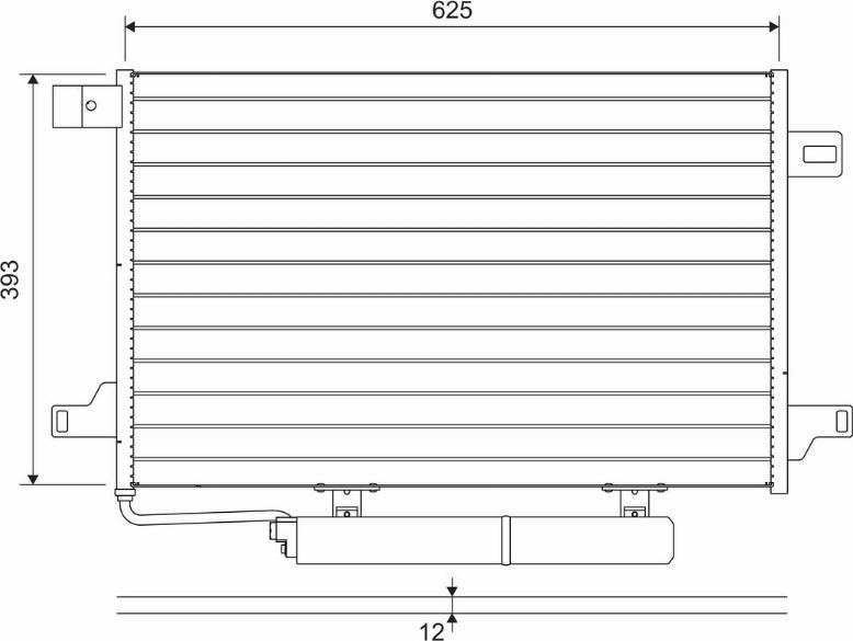 Valeo 822689 - Condensatore, Climatizzatore autozon.pro