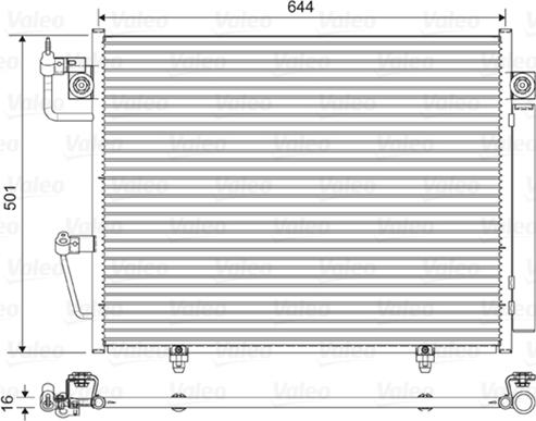 Valeo 822620 - Condensatore, Climatizzatore autozon.pro