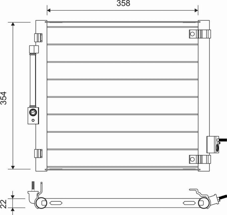 Valeo 822759 - Condensatore, Climatizzatore autozon.pro