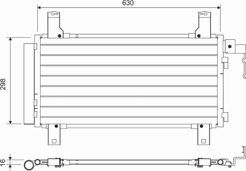 Valeo 822738 - Condensatore, Climatizzatore autozon.pro