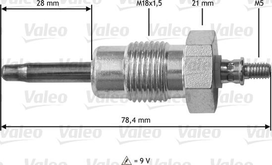 Valeo 345 195 - Candeletta autozon.pro