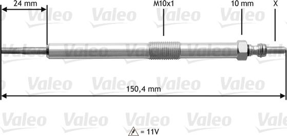 Valeo 345153 - Candeletta autozon.pro