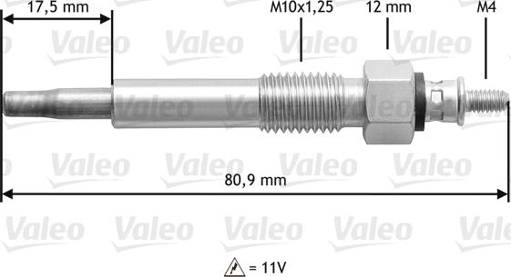 Valeo 345 160 - Candeletta autozon.pro