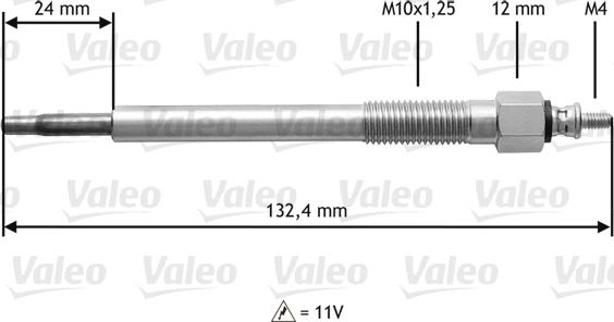 Valeo 345 163 - Candeletta autozon.pro