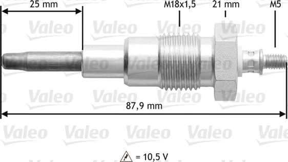 Valeo 345 167 - Candeletta autozon.pro