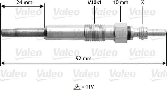 Valeo 345104 - Candeletta autozon.pro