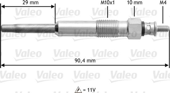 Valeo 345101 - Candeletta autozon.pro