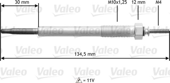 Valeo 345 185 - Candeletta autozon.pro