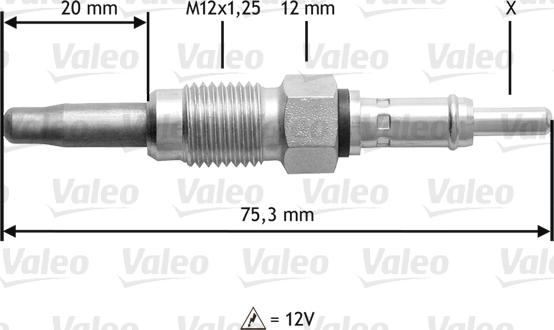 Valeo 345 181 - Candeletta autozon.pro