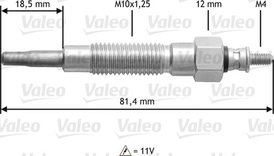 Valeo 345126 - Candeletta autozon.pro