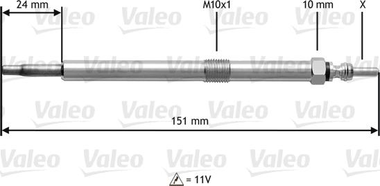 Valeo 345120 - Candeletta autozon.pro