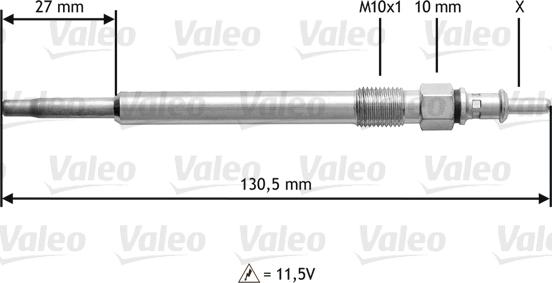 Valeo 345121 - Candeletta autozon.pro