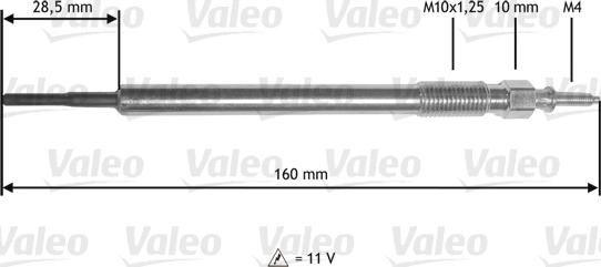 Valeo 345 177 - Candeletta autozon.pro