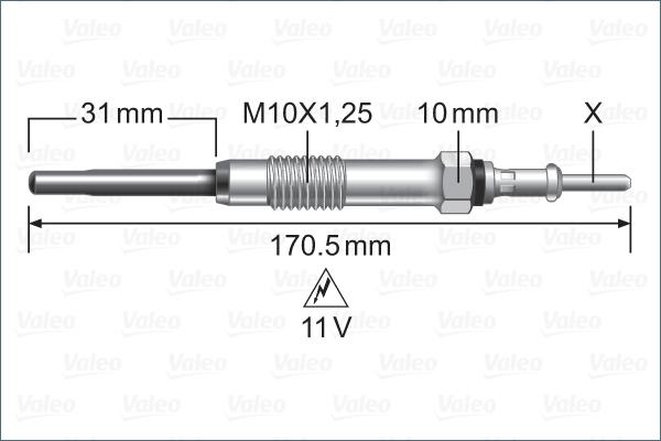 Valeo 345244 - Candeletta autozon.pro