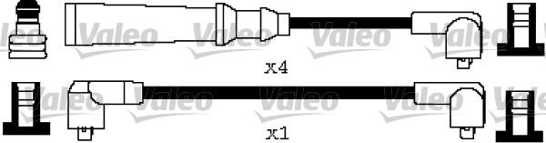 Valeo 346593 - Kit cavi accensione autozon.pro