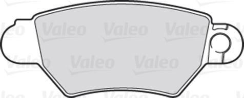 Valeo 301926 - Kit pastiglie freno, Freno a disco autozon.pro