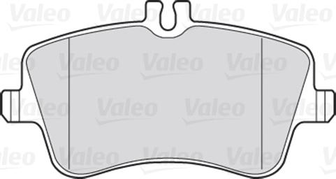 Valeo 301448 - Kit pastiglie freno, Freno a disco autozon.pro