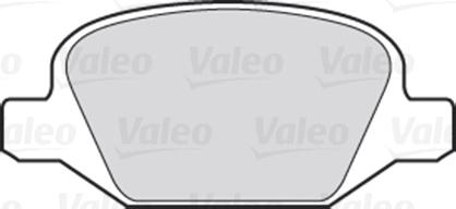 Valeo 301407 - Kit pastiglie freno, Freno a disco autozon.pro