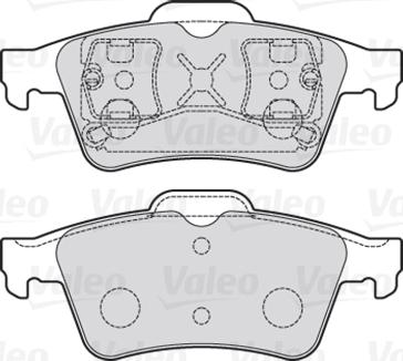 Valeo 301472 - Kit pastiglie freno, Freno a disco autozon.pro