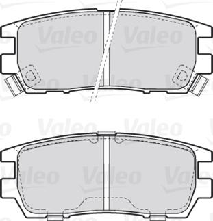 Valeo 301519 - Kit pastiglie freno, Freno a disco autozon.pro