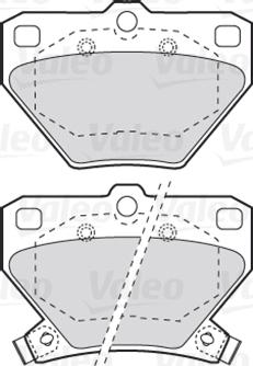 Valeo 301577 - Kit pastiglie freno, Freno a disco autozon.pro