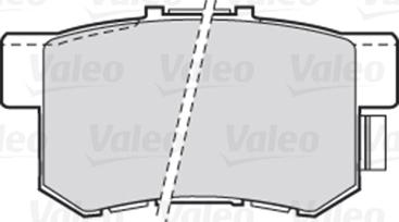 Valeo 301682 - Kit pastiglie freno, Freno a disco autozon.pro