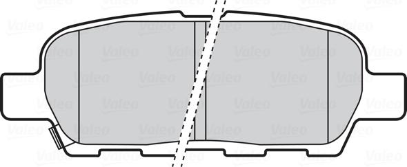 Valeo 301672 - Kit pastiglie freno, Freno a disco autozon.pro