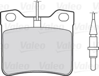 Valeo 301062 - Kit pastiglie freno, Freno a disco autozon.pro