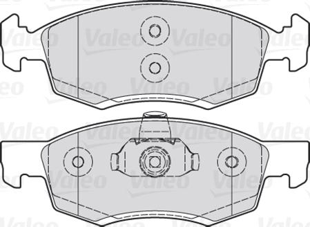 Valeo 301017 - Kit pastiglie freno, Freno a disco autozon.pro