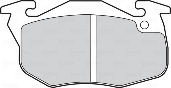 Valeo 301155 - Kit pastiglie freno, Freno a disco autozon.pro