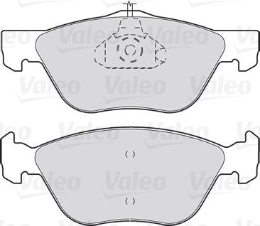 Valeo 301023 - Kit pastiglie freno, Freno a disco autozon.pro