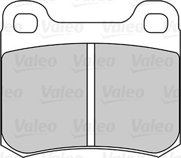 Valeo 301105 - Kit pastiglie freno, Freno a disco autozon.pro