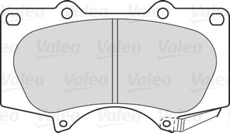 Valeo 301857 - Kit pastiglie freno, Freno a disco autozon.pro