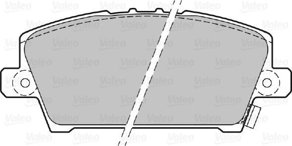 Valeo 301803 - Kit pastiglie freno, Freno a disco autozon.pro