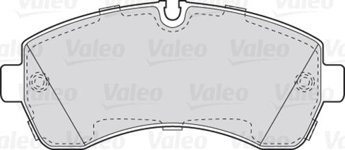 Valeo 301881 - Kit pastiglie freno, Freno a disco autozon.pro