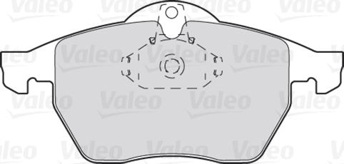 Valeo 301305 - Kit pastiglie freno, Freno a disco autozon.pro