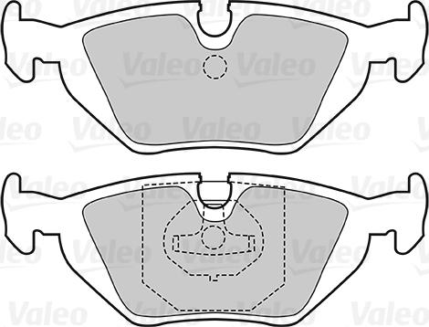 Valeo 301386 - Kit pastiglie freno, Freno a disco autozon.pro