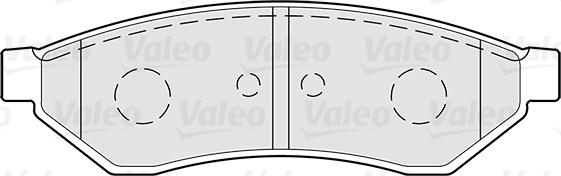 Valeo 301271 - Kit pastiglie freno, Freno a disco autozon.pro