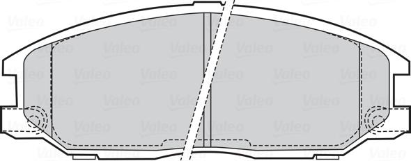 Valeo 301759 - Kit pastiglie freno, Freno a disco autozon.pro