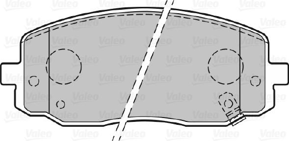 Valeo 301707 - Kit pastiglie freno, Freno a disco autozon.pro